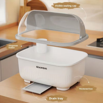 Dish Rack with Lid